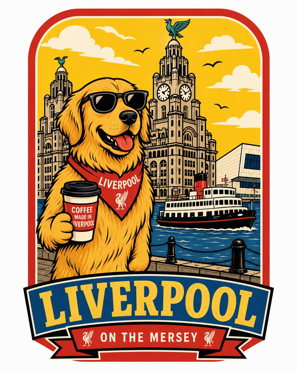 On the Mersey illustration for Liverpool